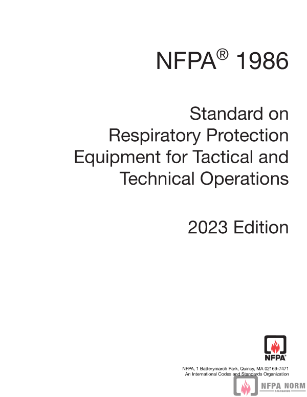 NFPA 1986 PDF NFPA 1986 PDF